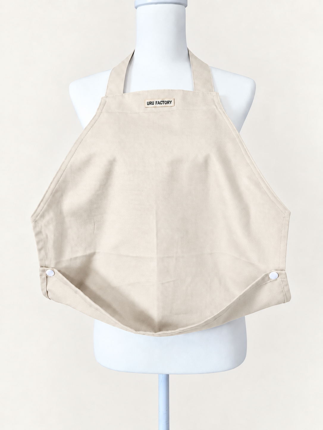 URUお食事エプロン シニア・介護用【Off-White】 - 画像 (3)