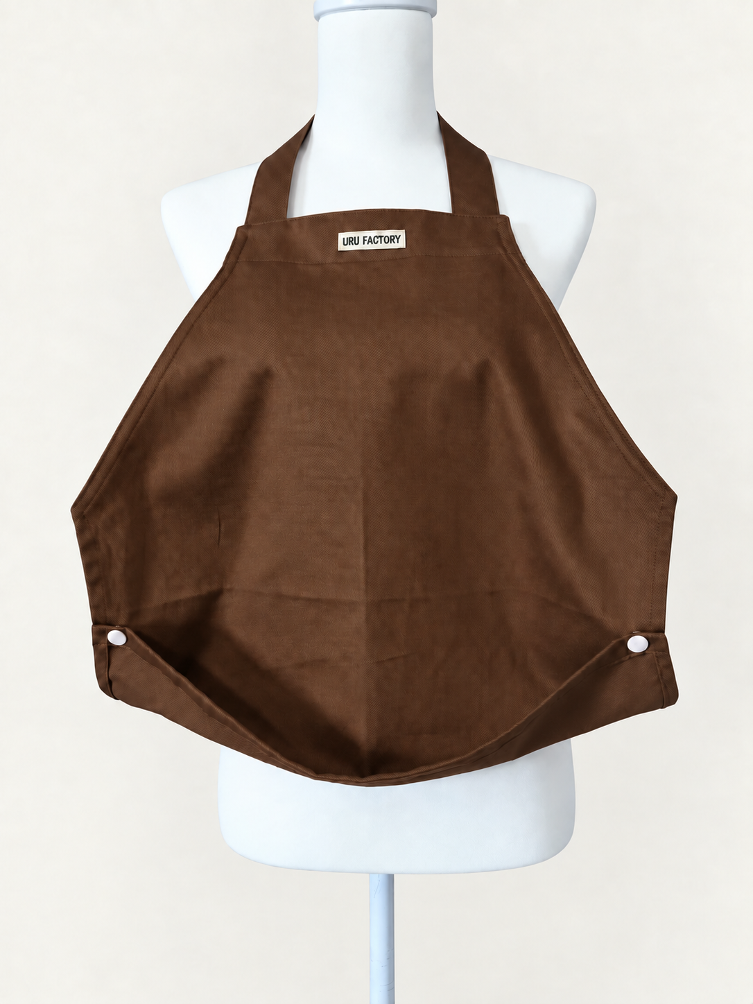 URUお食事エプロン シニア・介護用【Brown】 - 画像 (3)