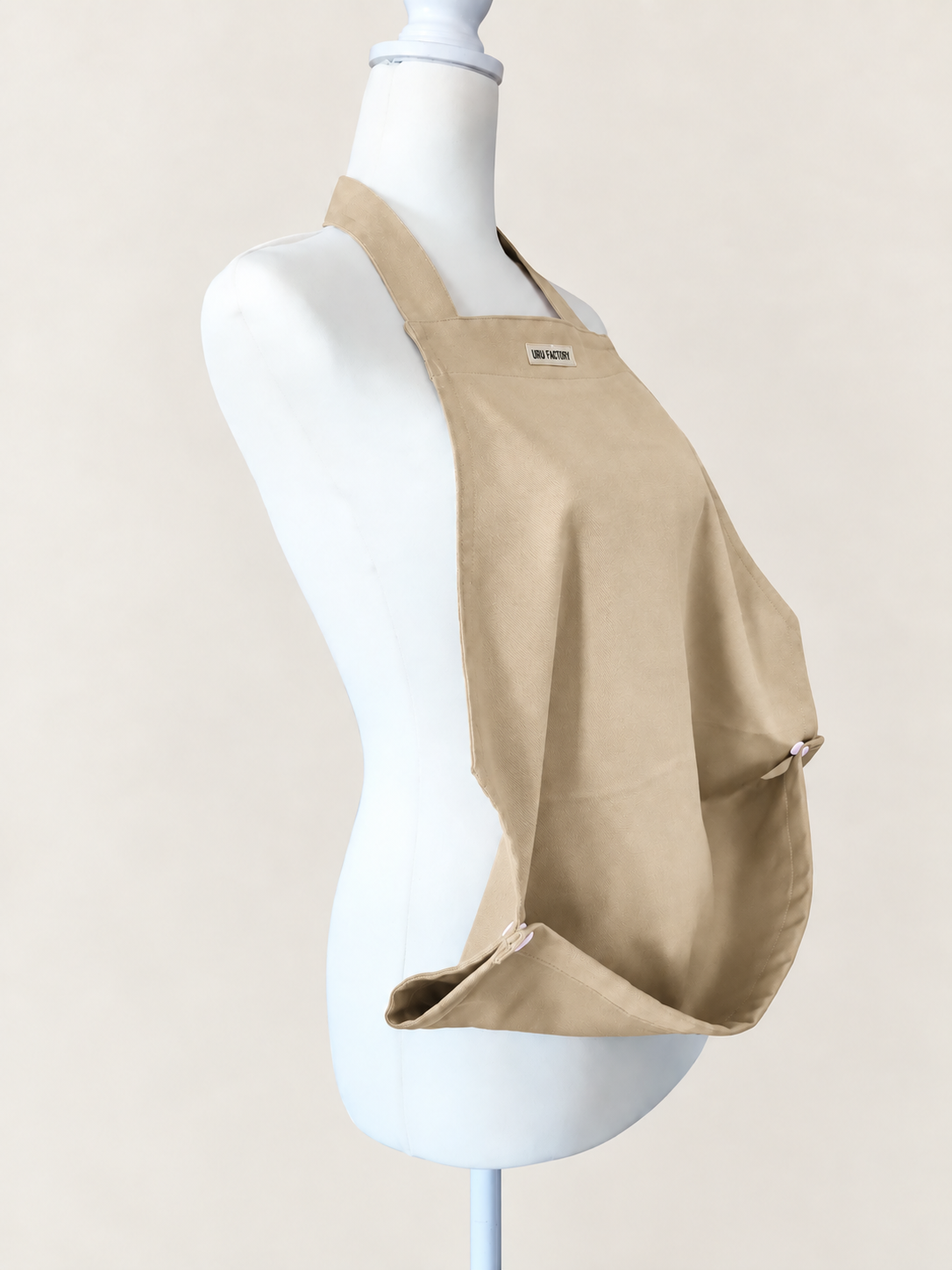 URUお食事エプロン シニア・介護用【Beige】 - 画像 (4)